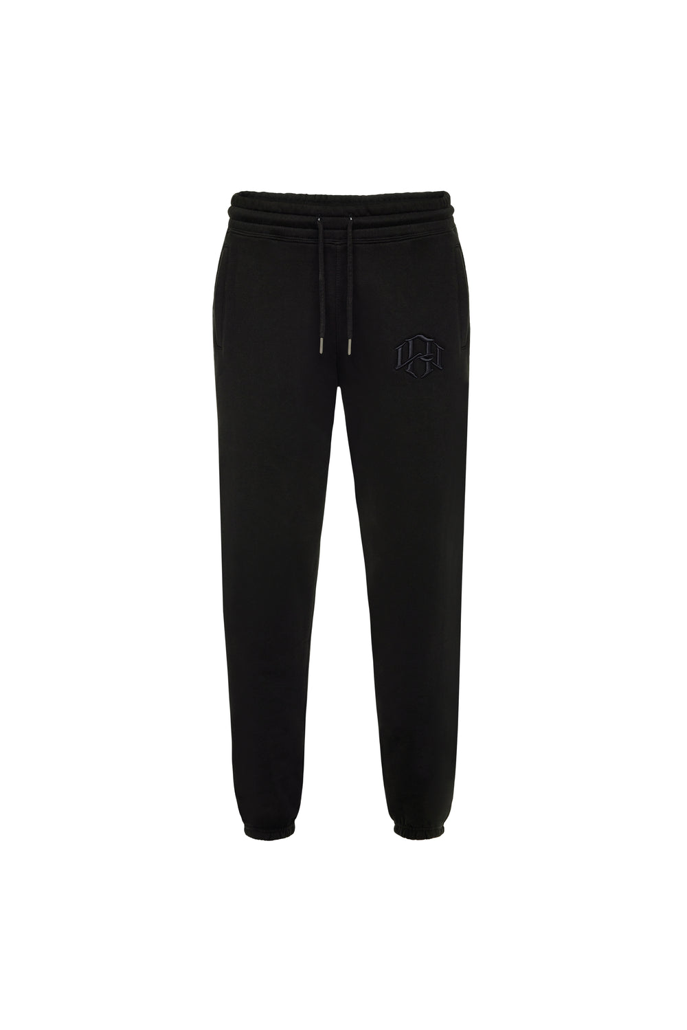 R. W LOGO SWEATPANTS BLACK by RENOWNED WEAR  - SWEATPANT available at RENOWNED WEAR 