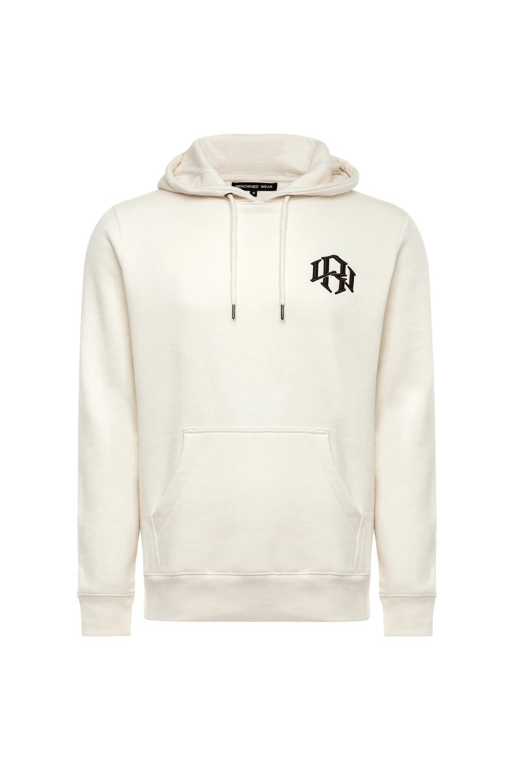 R. W LOGO HOODIE CREAM by RENOWNED WEAR - HOODIE available at RENOWNED WEAR 